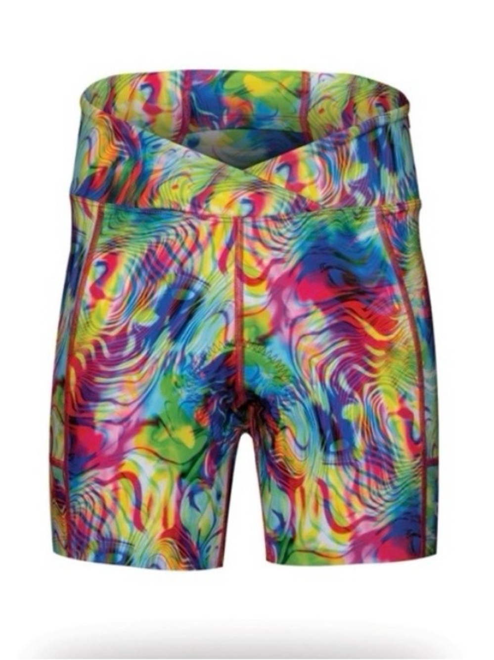 Wildcycler Psycho Cycling Tie Dye Padded Bike Shorts XL
